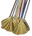 choi bong co Vietnam Hand made straw soft Broom with colored handle 12