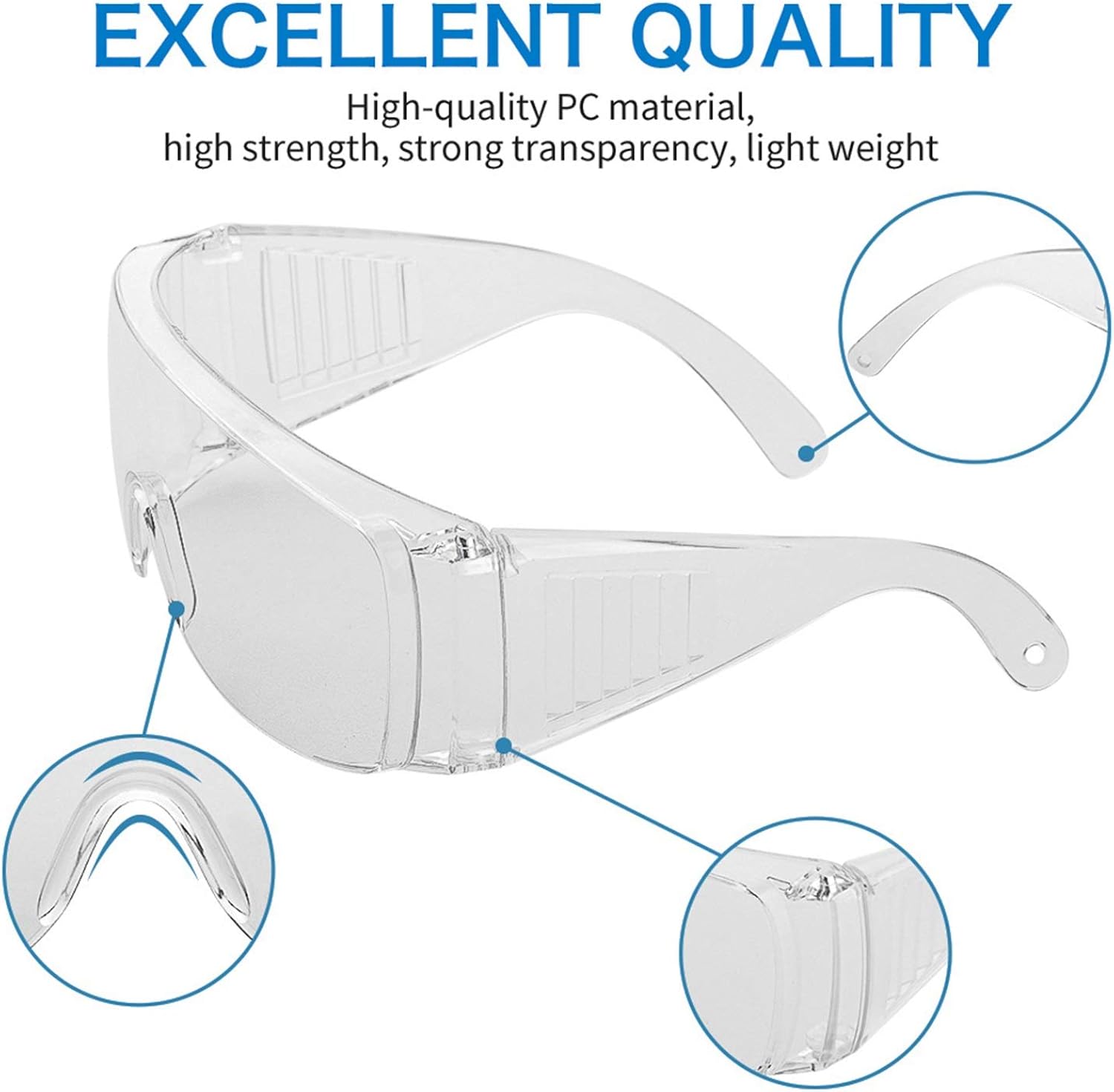 ADEWU Safety Goggles Protective Glasses Antidust Antispray Sunglasses