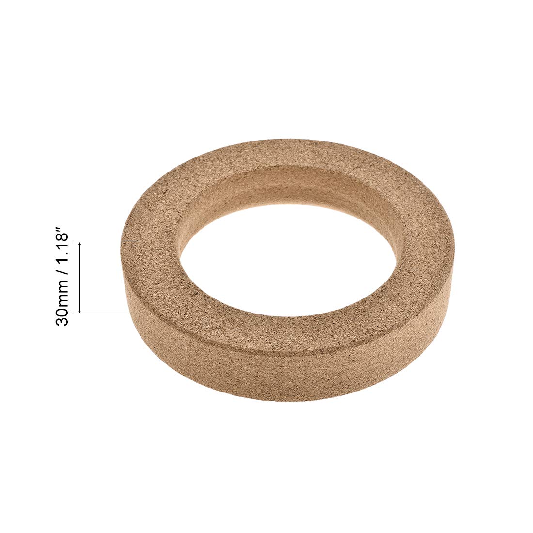 sourcing map Lab Flask Support Cork Stand 140mm Diameter Round Bottom Holder for 1000ml-5000ml Flasks 3Pcs - Image 4
