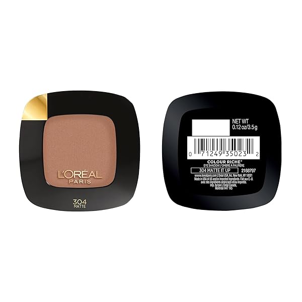 L’ORÉAL PARIS COLOUR RICHE MONOS EYESHADOW, MATTE IT UP, 0.12 OZ.