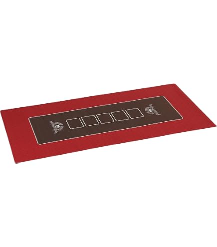 Table de poker 177,8 x 88,9 cm Tapis de poker 6 à 8 joueurs pliable avec sac Vert | FR