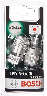 Bosch LED Retrofit Bulbs 12V W3x16q 2.5W W21/5W (-580) 2 Pack view 1
