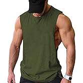 COOFANDY Men Workout Tank Top 2 Pack Gym Bodybuilding Sleeveless Muscle T Shirts