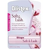 Blistex Soft &amp; Lush Lip Protectant, 0.13 oz | Smooth, rich blend of moisturizers and conditioners, ceramide-enhanced formula helps lips retain moisture