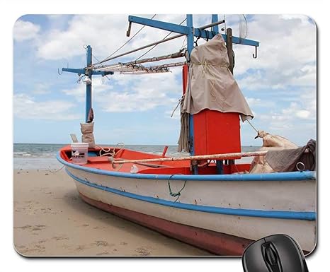 Amazon Com Mouse Pads Thailand Hua Hin Fishing Boat Beach