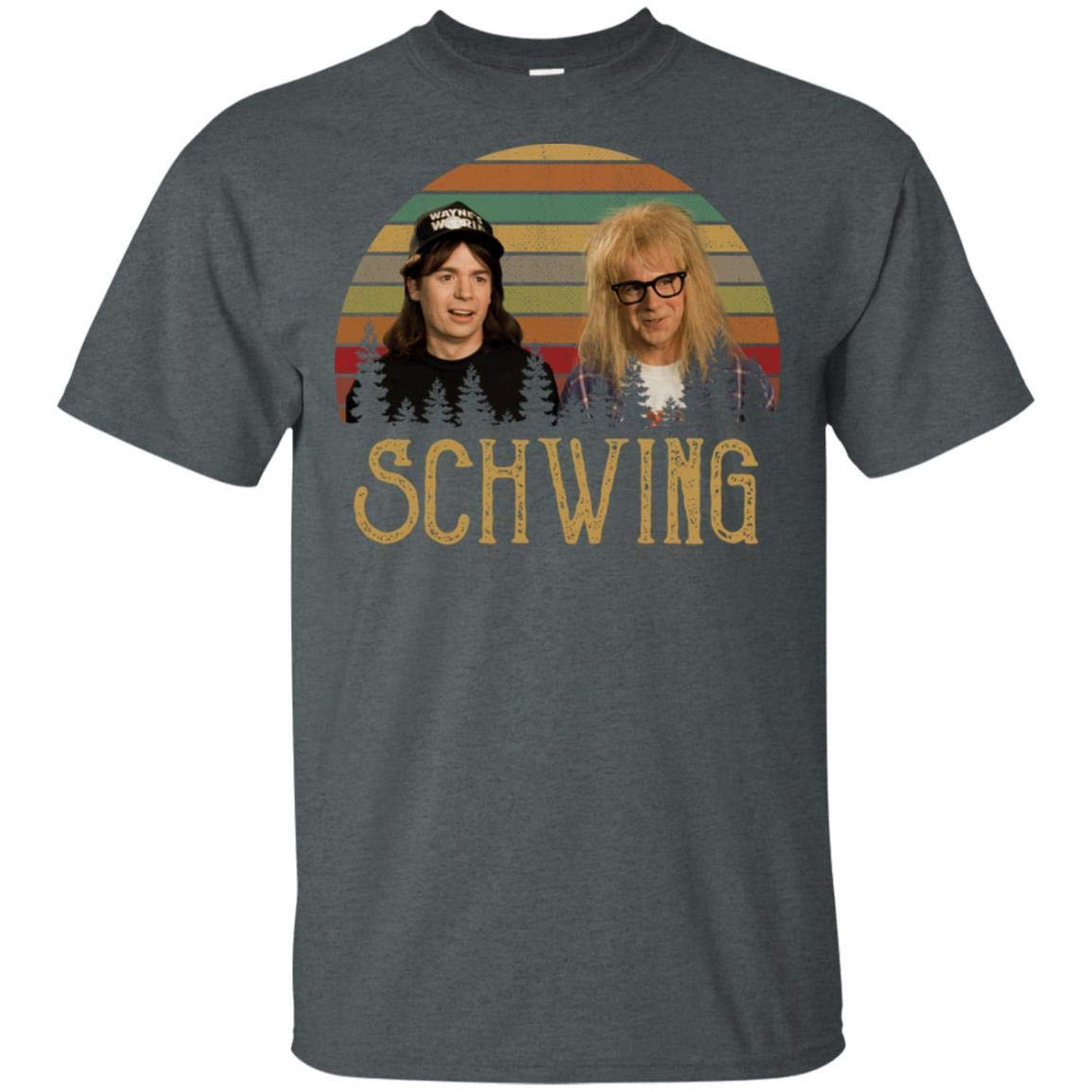 Schwing Wayne And Garth Wayne S World Vintage Unisex T Shirt | Jznovelty