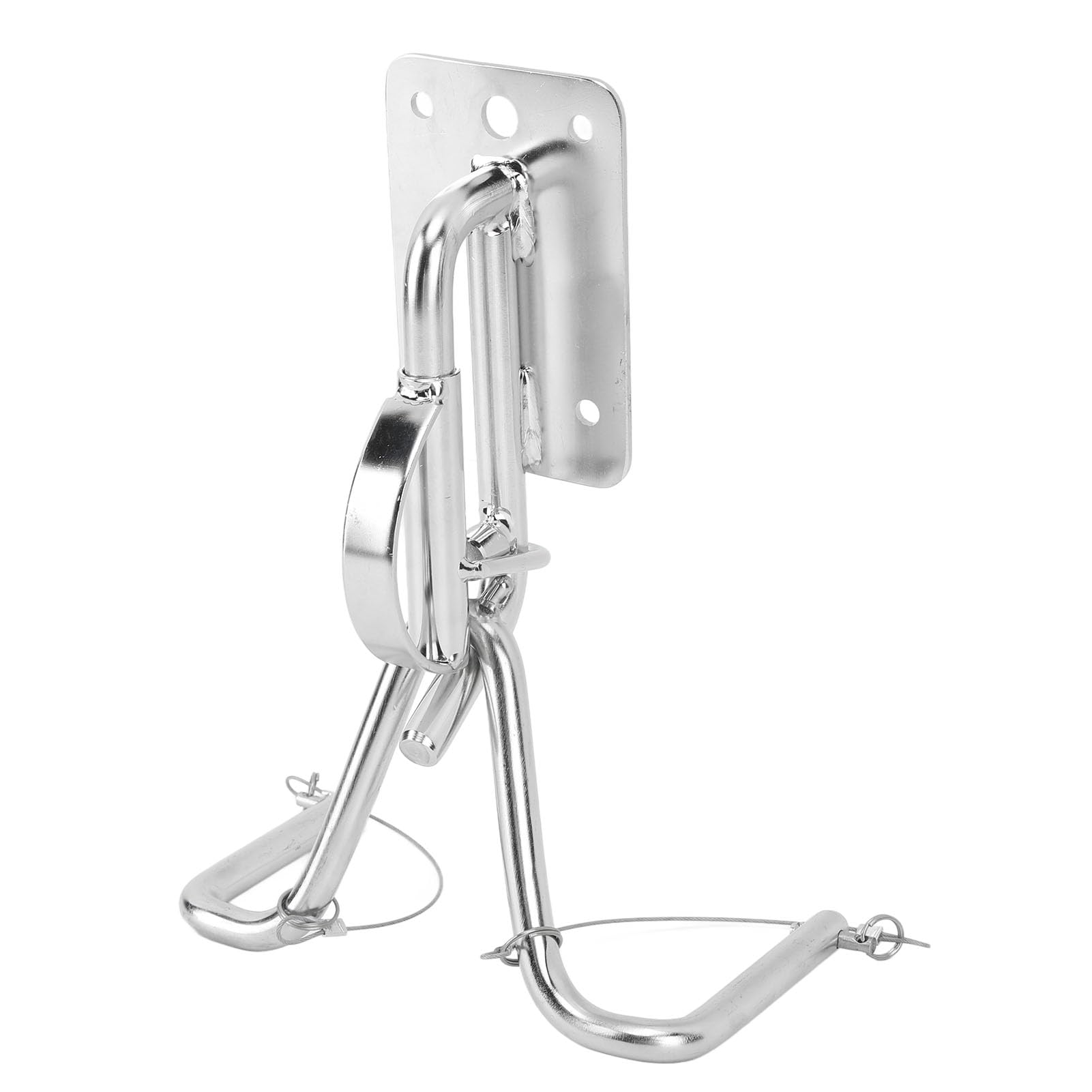 Stainless Steel Quick Lock Snap Davits Set Marine Hardware Yachts Boats (With Black Armrests)