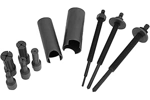 DENT-DE-LION Motorcycle Bearing Pullers, 8-Piece Internal Bearing Removal Tool kit from 0.35inch(0.9 cm) to 0.91inch(2.3 cm) in Diameter