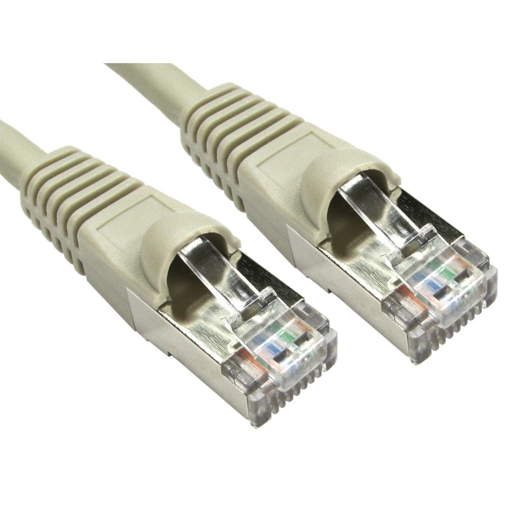 World of Data 40m CAT6A *600MHz* Network Cable GREY - Professional Standard Ethernet Lead - LSZH - SSTP - FTP - 10GBASE-T (10 gigabit support) - 10Gbits/s (billion bits per second) 2 PACK