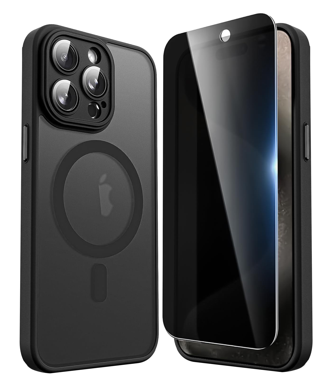 FATUOQIA Privacy Case for iPhone 15 Pro