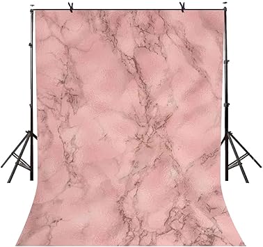 Amazon Com Lylycty 5x7ft Light Pink Backdrop Light Pink Marble
