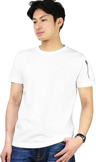 Amazon Ap Tc1152 Xl White 018 アルファ インダストリーズ Alpha Industries Inc 半袖ｔシャツ トップス シガーポケット 刺繍ロゴ Ap Tc1152 Tシャツ カットソー 通販