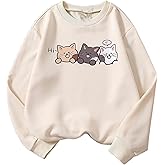 SOLY HUX Girl's Cute Graphic Crew Neck Sweatshirt Long Sleeve Pullover Tops T Shirt