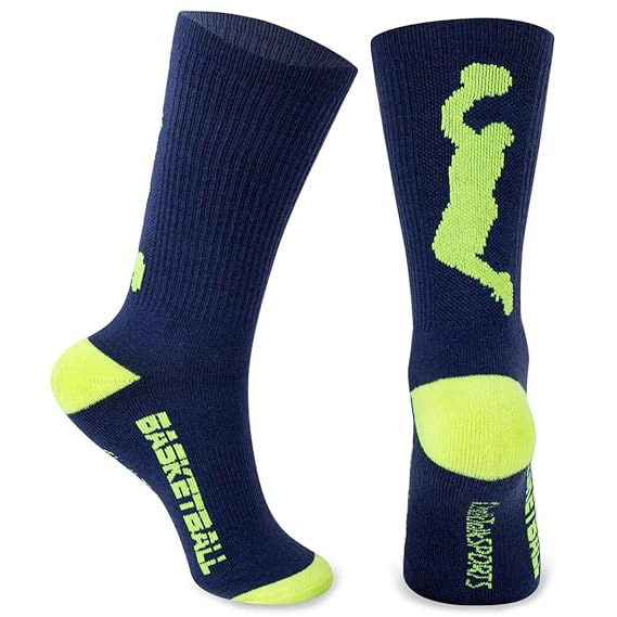 neon basketball socks