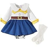 HINTINA Newborn Baby Girl Halloween Romper Dress Outfits With Socks