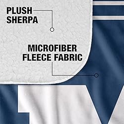 Millikin University Primary Logo Stripes Sherpa