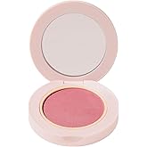 Wander Beauty Hydrating Powder Blush - Lightweight, Berry Blush Makeup with a Blurring, Satin Finish - Buildable Formula with Hyaluronic Acid, Squalane & Aloe Leaf Extract - Berry Busy - 0.18 oz