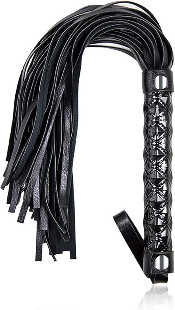 Hxiu General Faux Leather Riding Crops/Riding Whips (Black39cm