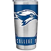 Rico Industries NCAA Broward College Seahawks Standard 20oz Stainless Steel Tumbler with Lid - Great For Coffee, Tea, Water or Cocktails
