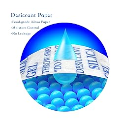 Silica Gel Packets,2 Gram 500 Packs Desiccant Pack