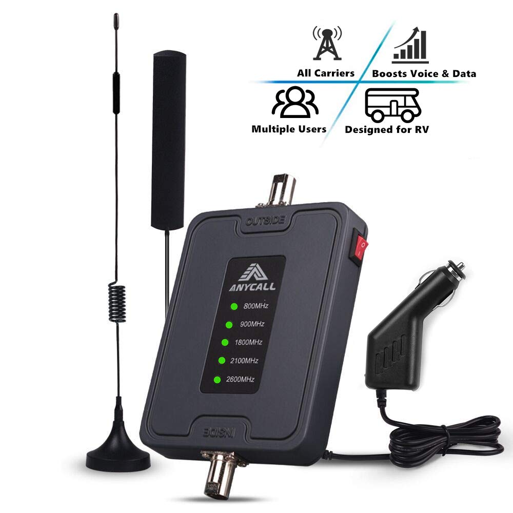Antena Coche ANYCALL Amplificador De Cobertura Movil 4G Repetidor