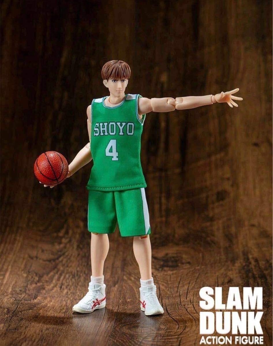 Amazon スラムダンク 1 10 可動フィギュア 藤真健司 4号 翔陽 緑ユニフォーム Slamdunk Action Figure 非s H Figuarts Figma 緑シャツ フィギュア ドール 通販