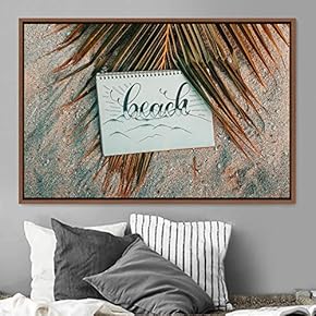 signwin Framed Canvas Wall Art Pressed Quotes 3D...