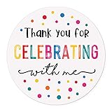 120x Thank You for Celebrating with Me, Birthday