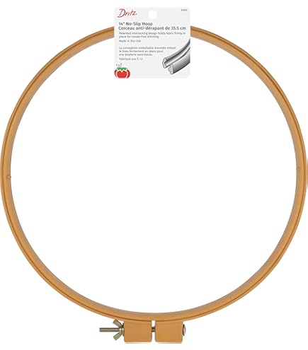 Support de Cerceau de Broderie en Bois Portable RéGlable Ensemble