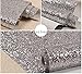 Silver Chunky Glitter Wallpaper Sample, Sparkly Glitter Fabric Wall Paper,Bling Wallcovering (6