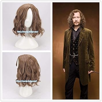 Amazon Com Syh01 Mens Brown Wavy Cosplay Wig Halloween Role Play