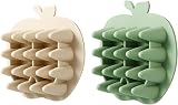 PandaEar 2 Pack Silicone Baby Freezer Tray Cube Trays Weaning Storage view 7