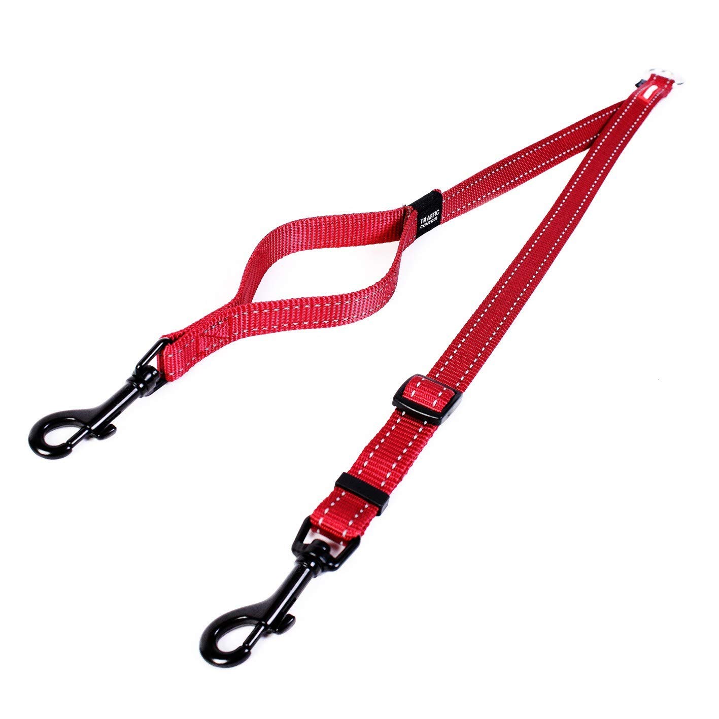 EzyDog Soft Touch Lead Coupler, 24 inch, Red