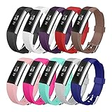 Fitbit Alta Bands, UMTELE Soft Replacement Wristband with Metal Buckle Clasp for Fitbit Alta Smart Fitness Tracker