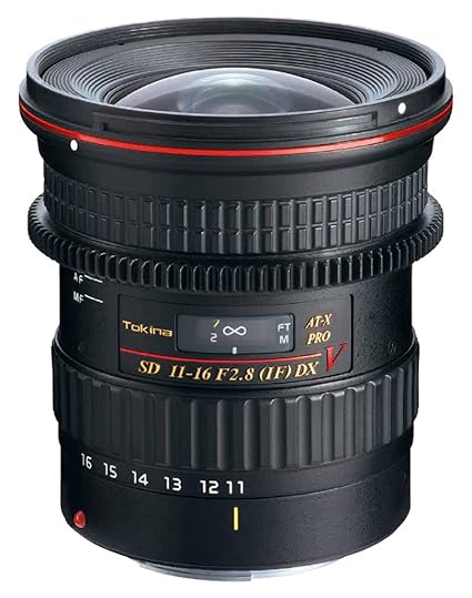 Tokina at-X 11-16/2.8 Pro DX V Objektiv für Nikon schwarz