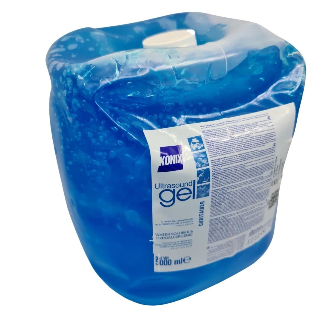 Healthlife Ultrasound Gel with Refill Bottle, Clear, 5 Litre