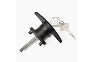 T-Handle for ARE Pickup Truck Camper Shell Door with 2 Keys and 2 Screws