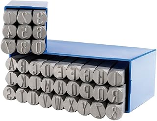 Gravurem 1706000 Schlagzahlen und -buchstaben 0-9 und A-Z,& (Kombination) in Schrifthöhe 6mm