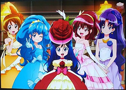 Amazon ハピネスチャージプリキュア 特大ポスター 大森ゆうこ キュアハニー 白雪ひめ プリンセス 愛乃めぐみ ラブリー 氷川いおな フォーチュン アニメ 萌えグッズ 通販