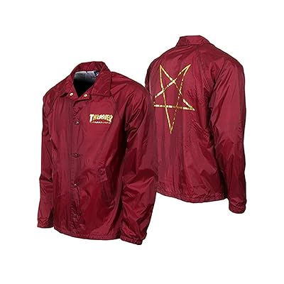 thrasher pentagram coach jacket