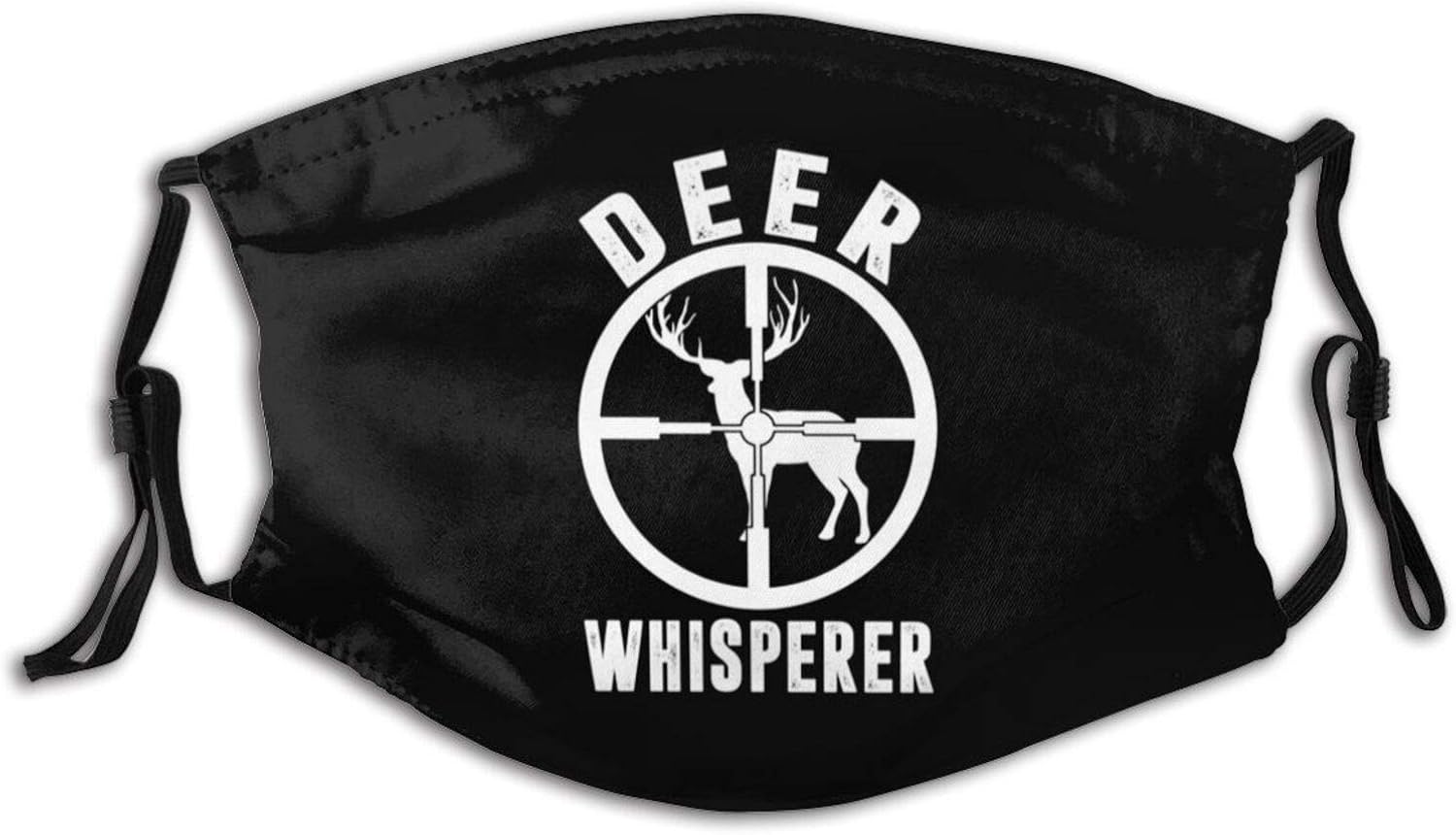 Hunting Deer Whisperer Face Mask Reusable Adjustable Unisex Cloth Mask