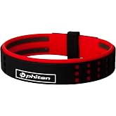 Phiten DUO Titanium Bracelet - Waterproof Sports Silicone Bracelet Wristband for Alternative Healing - Power Elastomer Zone with Micro Titanium Sphere