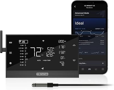 AC Infinity AI+ Environmental Controller Dual Zone WiFi App AI Insights