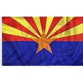 PMLAND 3x5 feet Arizona State Flag - Printed Vivid Color Quality Polyester Flag Indoor Outdoor
