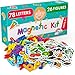 X-bet MAGNET Foam Magnets and Magnetic Letters for Toddlers and Kids - ABC Alphabet Magnets for Refrigerator and Dry Erase Board - Baby Magnets for Fridge and Whiteboard - Ideal for Kids!