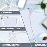 COOLOO Blue Light Blocking Glasses Anti Glare Lightweight TR90 Frames view 2
