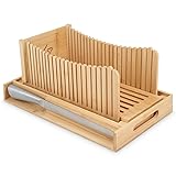 Bamboo Bread Slicer with Serrated 38CM Long