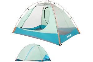 HEYTRIP Backpacking Tent 1/2/ 3/4 Person Ultralight Camping Tent with Removable Rainfly, Two Doors Waterproof Camp Tents for Hiking & Family Camping
