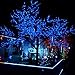 Lycheers® Blue Solar Power 11m 33ft 60 LED Solar Fairy String Lights for Outdoor Room Garden Home Christmas Party Decoration Waterproof (Blue)