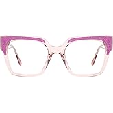 Zeelool Acetate Square Blue Light Blocking Glasses for Women ZJGA177158